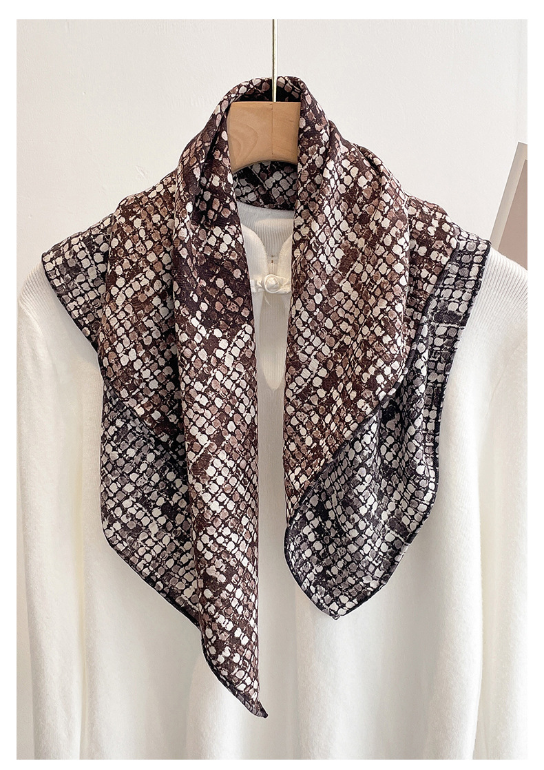 Wool Scarf Men - 70% Wool 30% Silk Scarves for