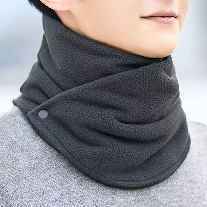 Neck Gaiter Fleece - 1pc Winter Thickened Fleece-Lined Neck Gaiter