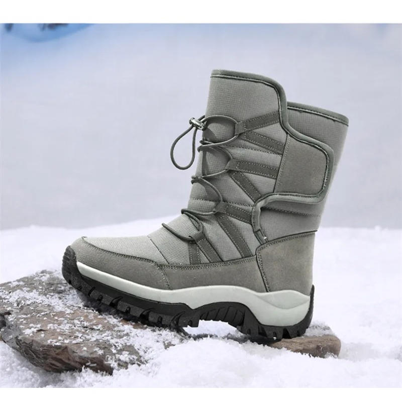 Waterproof Winter Boot - Men's Warm Plush Couple Snow Boots