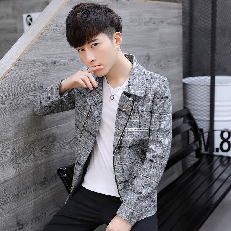Men's Short Wool Blend Peacoat - Wool Coat Peacoat 评论和价格