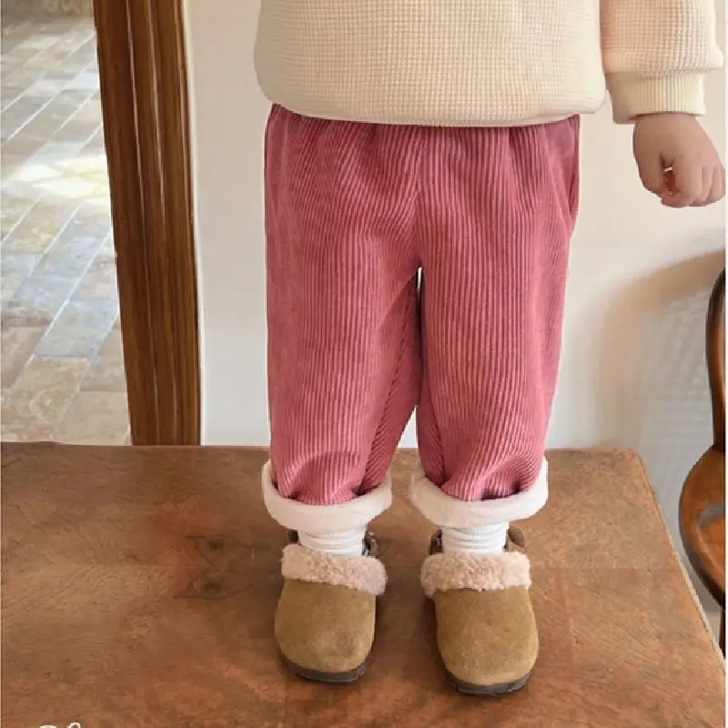 Autumn Winter Children Clothes - Corduroy Pant Warm 评论和价格