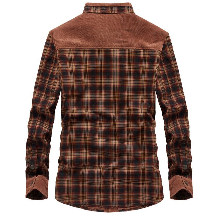 Men's Jackets Winter Windproof - Flannel Shirt Lined 评论和价格