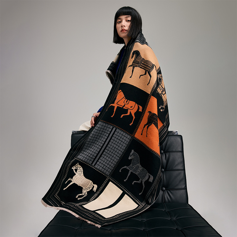 Luxury Scarf Women Winter Cash - Cashmere Pashmina Wrap 评论和价格