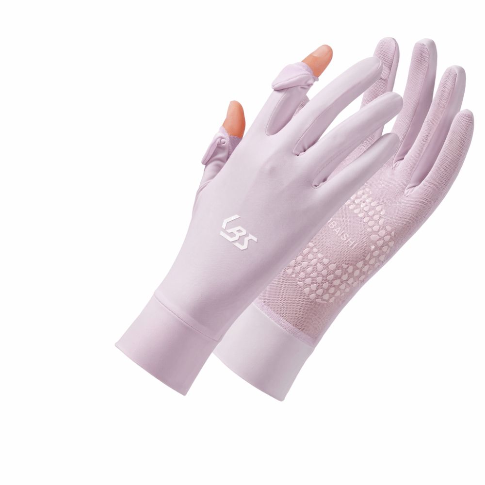 Women Ice Silk UV Protection G - Touch Screen Gloves 评论和价格