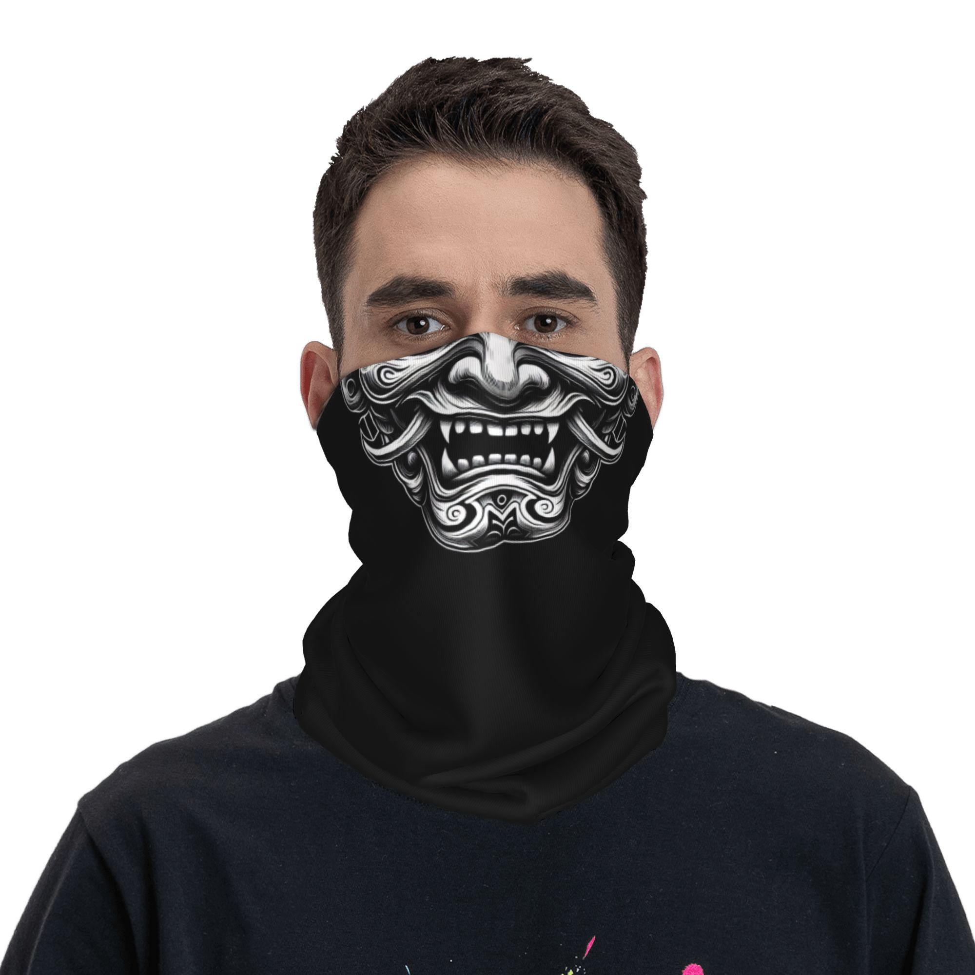 Custom Samurai Oni Demon Banda - Neck Gaiter Fleece 评论和价格