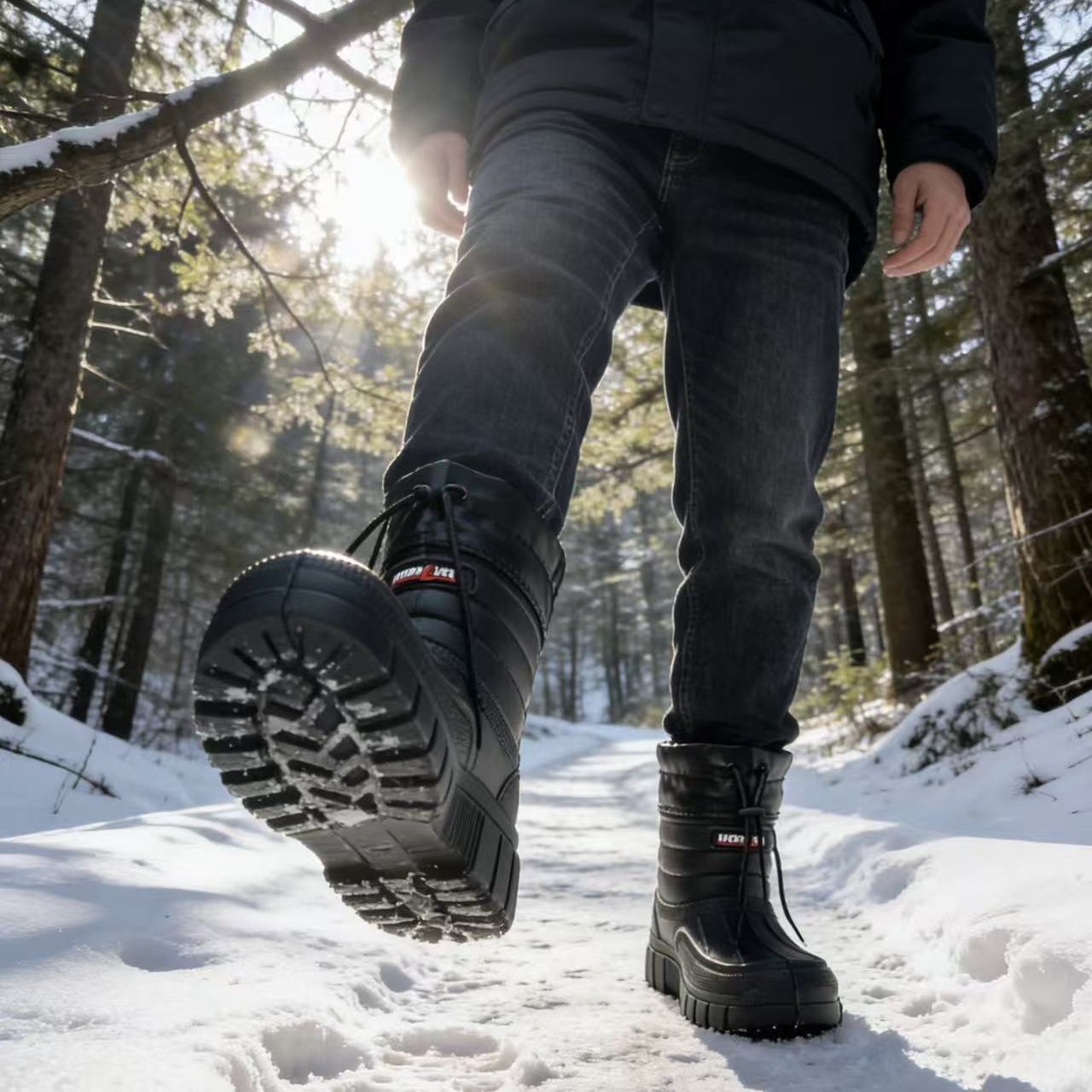 Snow boots men's new velvet wa - Waterproof Winter Boot 评论和价格