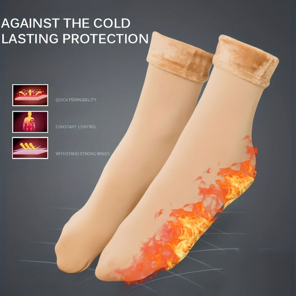 2/4 Pairs Winter Warm Thicken  - Thermal Sock Wool 评论和价格