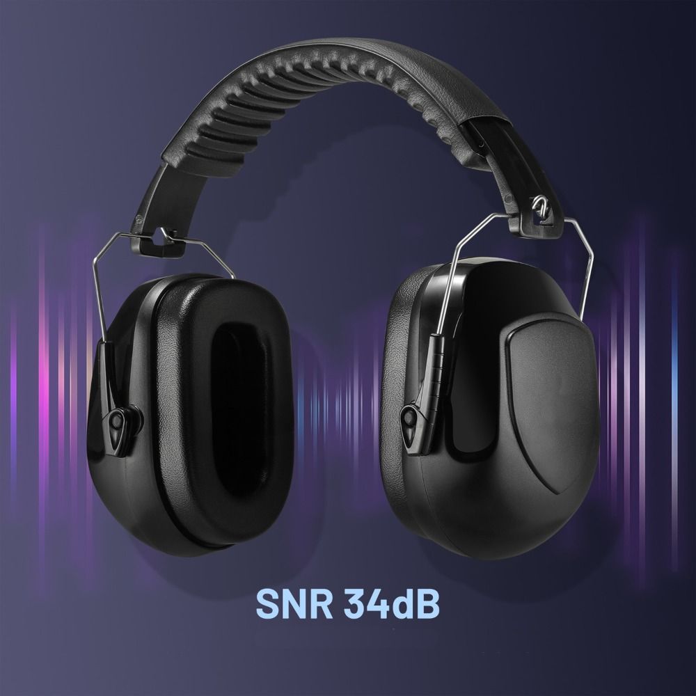 SNR-34dB Adjustable Head Earmu - Earmuffs Foldable 评论和价格
