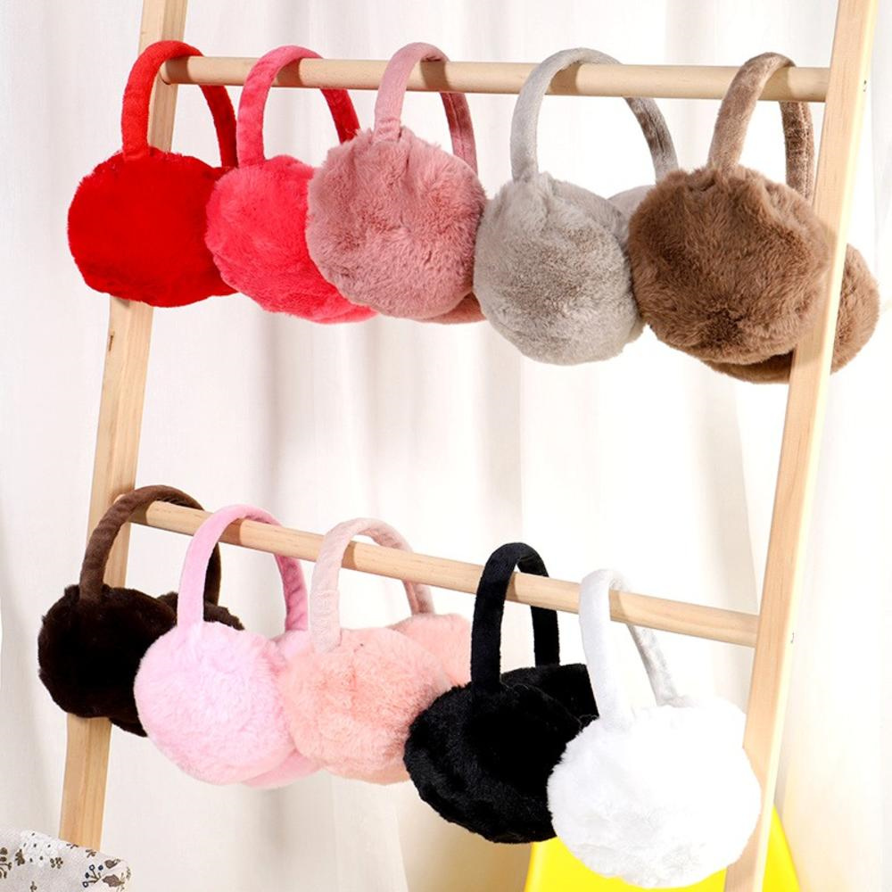 Winter Ear Muffs Fluffy Women  - Earmuffs Foldable 评论和价格