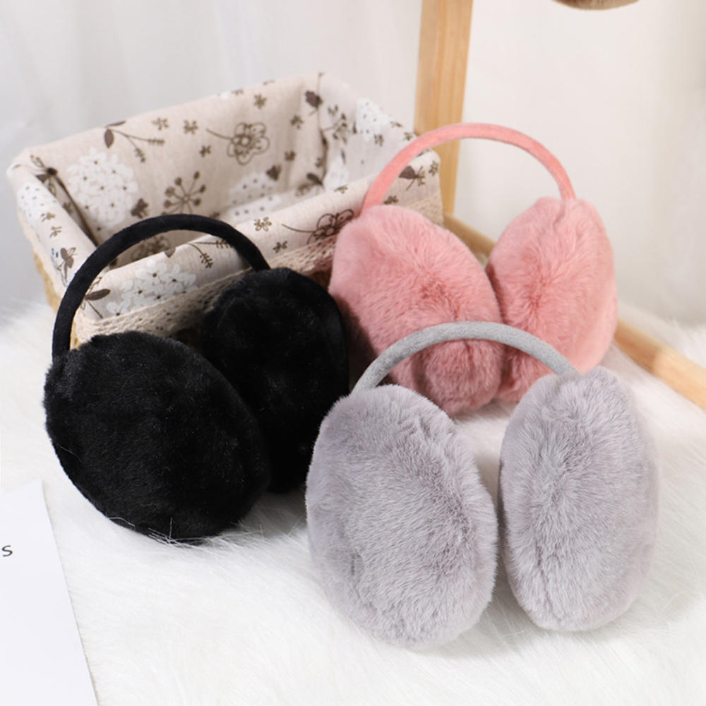 Winter Ear Muffs Fluffy Women  - Earmuffs Foldable 评论和价格