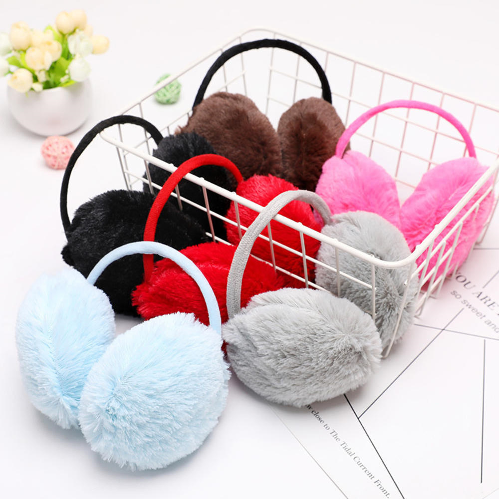 Winter Ear Muffs Fluffy Women  - Earmuffs Foldable 评论和价格
