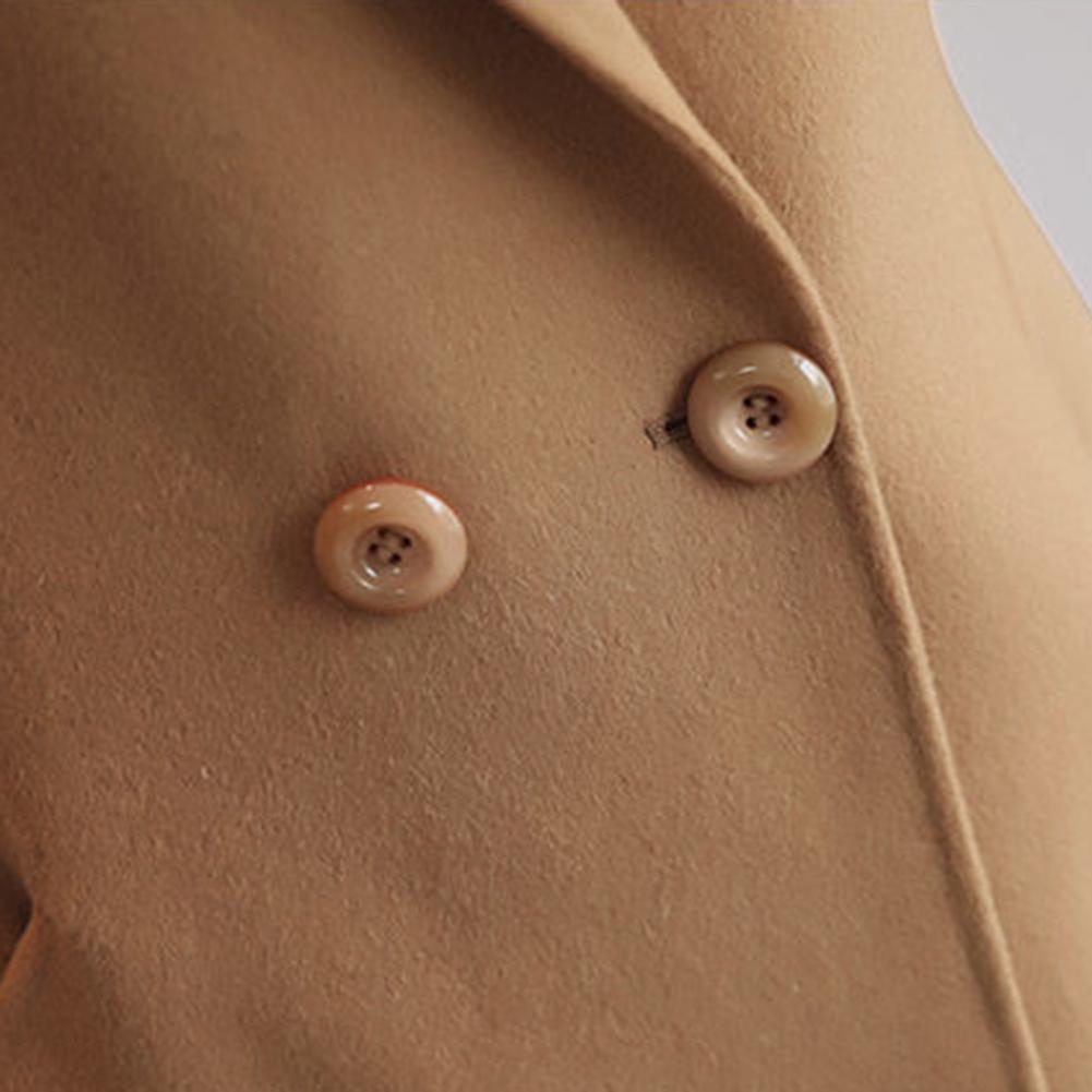 2025 Elegant Women Woolen Coat - Wool Coat Peacoat 评论和价格