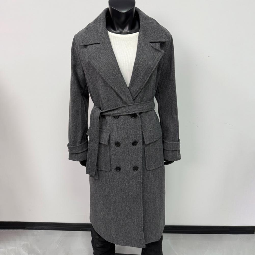 Long Sleeve Coat Women Coat Wo - Wool Coat Peacoat 评论和价格