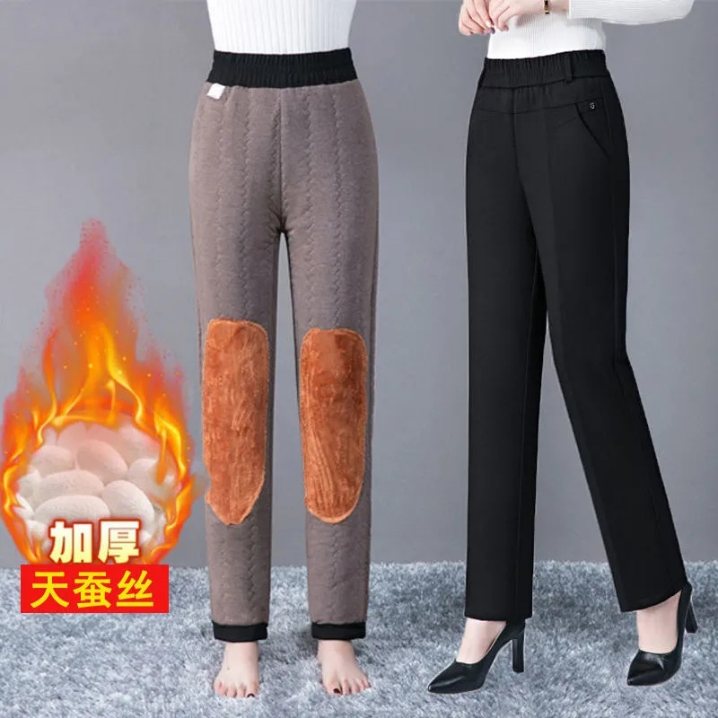Straight-leg Pants Female Fall - Corduroy Pant Warm 评论和价格