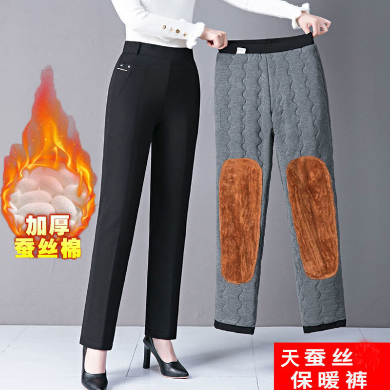 Straight-leg Pants Female Fall - Corduroy Pant Warm 评论和价格