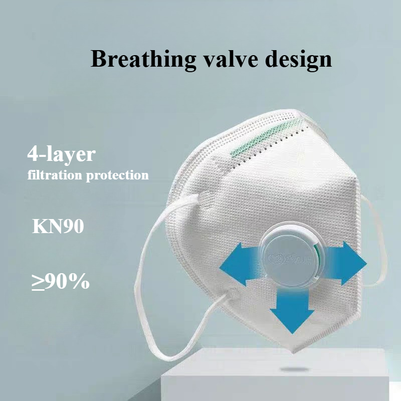 30/60/90pcs Cubreboca Breathab - Earmuffs Foldable 评论和价格