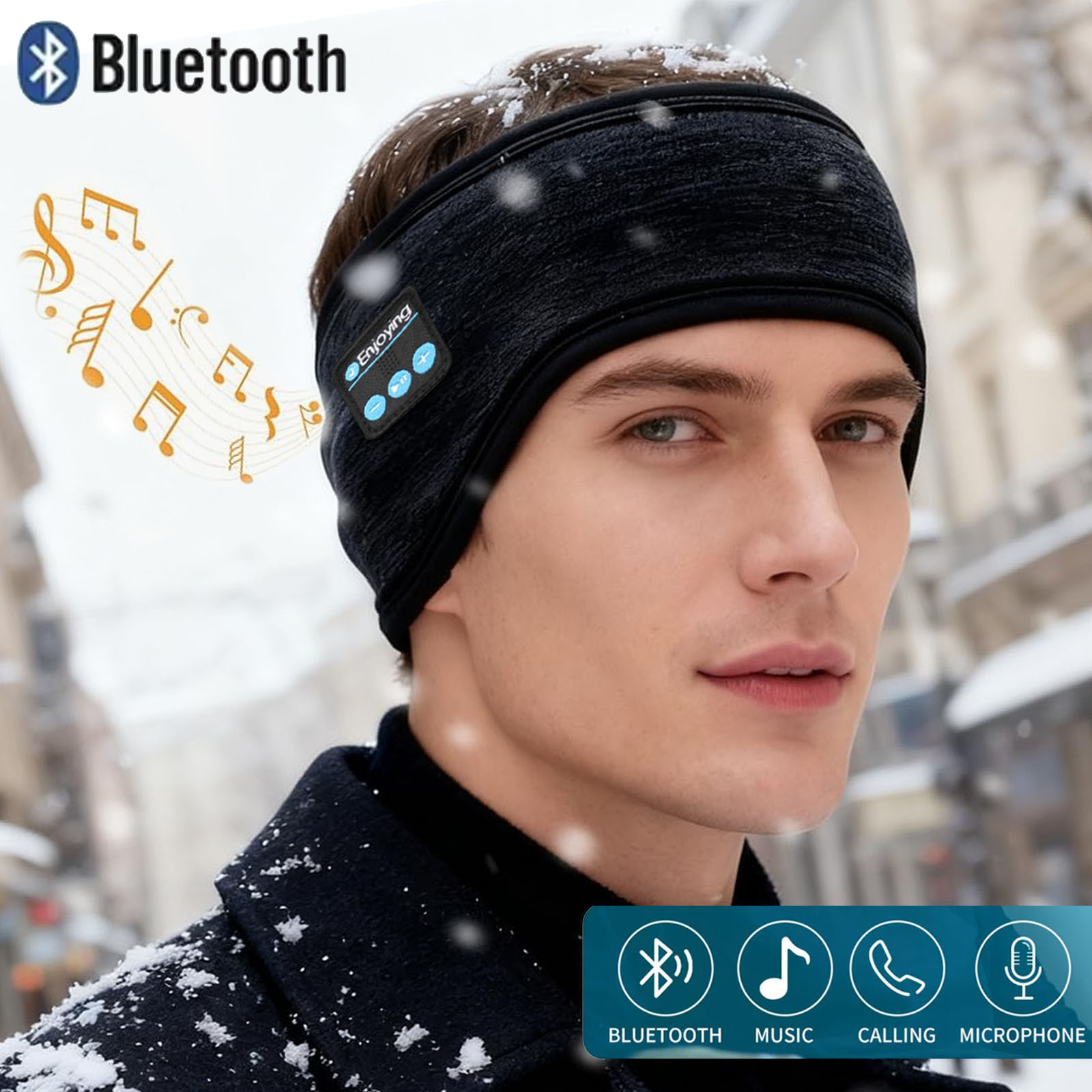 Wireless Bluetooth Headphones  - Winter Headband Fleece 评论和价格