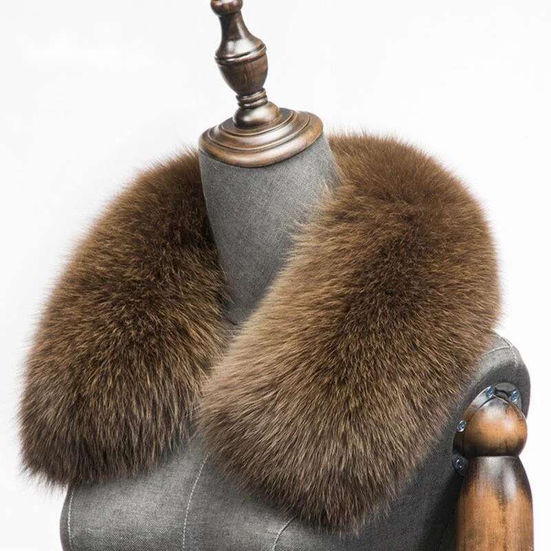 Winter Natural Fox Fur Scarf S - Shawl Wrap Winter 评论和价格