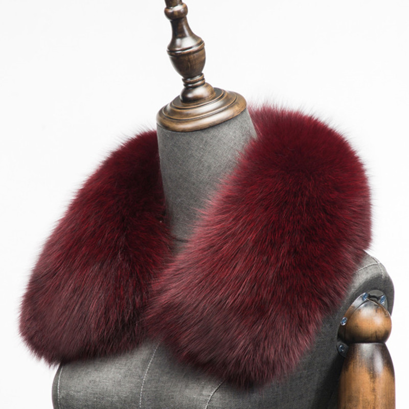 Winter Natural Fox Fur Scarf S - Shawl Wrap Winter 评论和价格