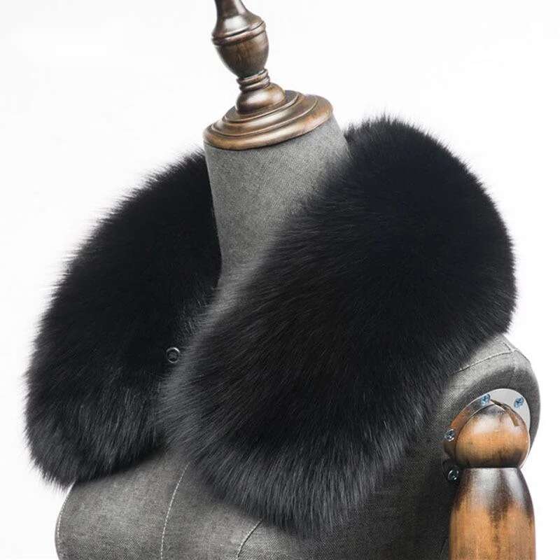 Winter Natural Fox Fur Scarf S - Shawl Wrap Winter 评论和价格
