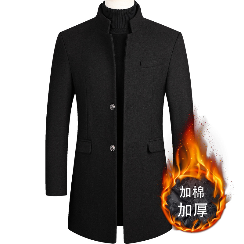 2025 New Extra Long Wool Trenc - Wool Coat Peacoat 评论和价格