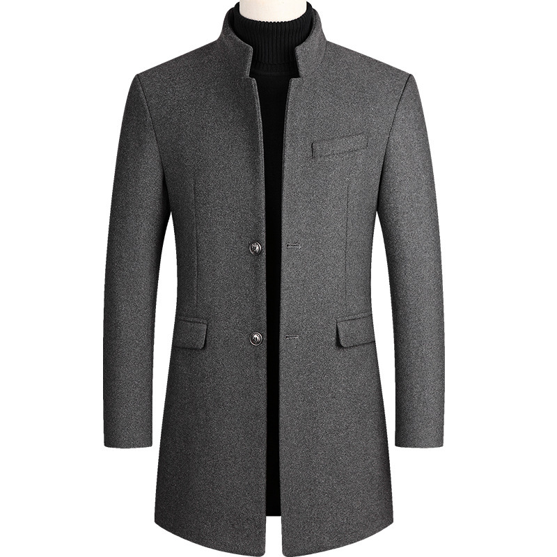 2025 New Extra Long Wool Trenc - Wool Coat Peacoat 评论和价格