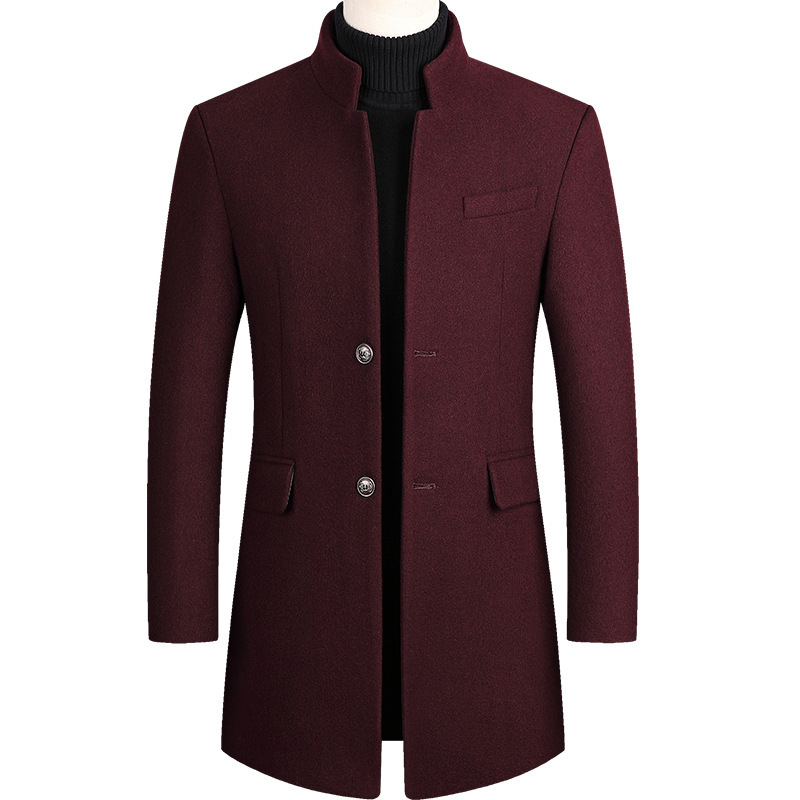 2025 New Extra Long Wool Trenc - Wool Coat Peacoat 评论和价格