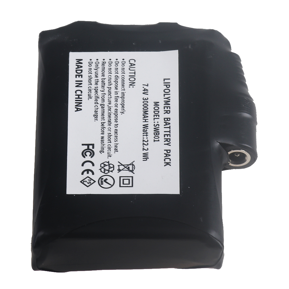 7.4V Li-Polymer 3000mah Batter - Heated Vest Battery 评论和价格