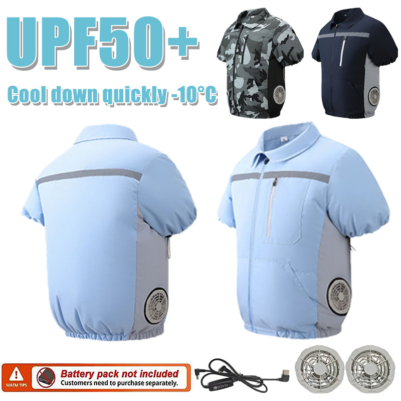 Summer Cooling Short Sleeve Ai - Down Jacket Packable 评论和价格