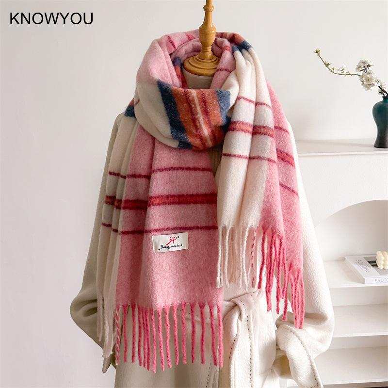 2026 Winter Thick Warm Scarf W - Cashmere Pashmina Wrap 评论和价格