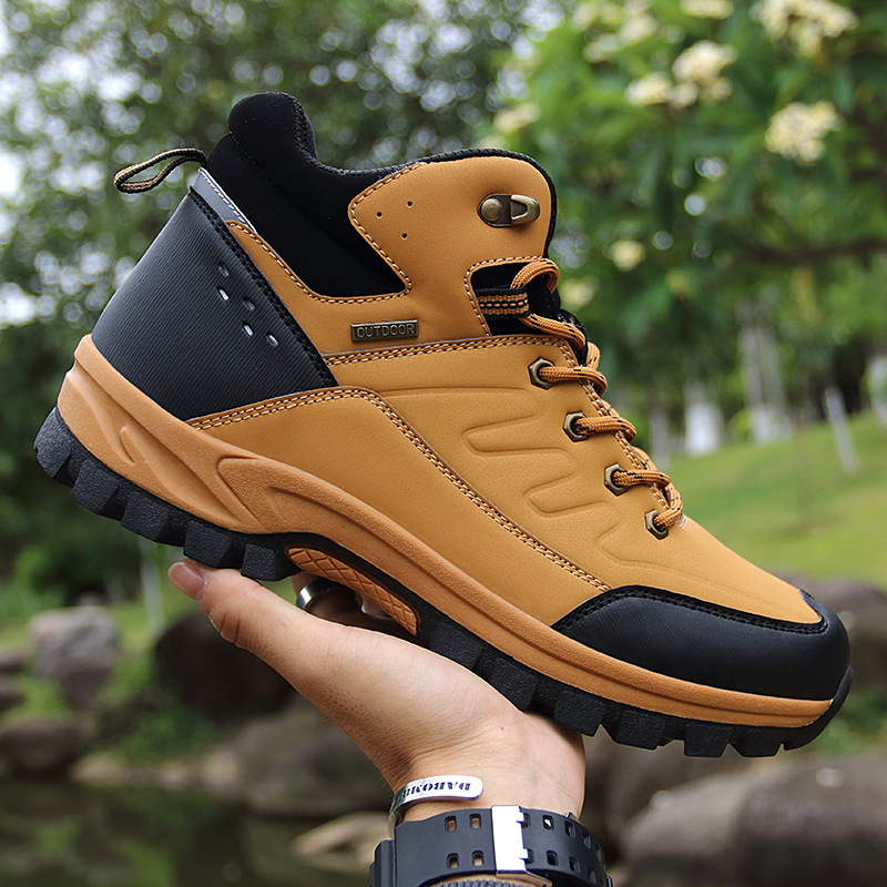 Men Boots Fur Warm Snow Boots  - Waterproof Winter Boot 评论和价格