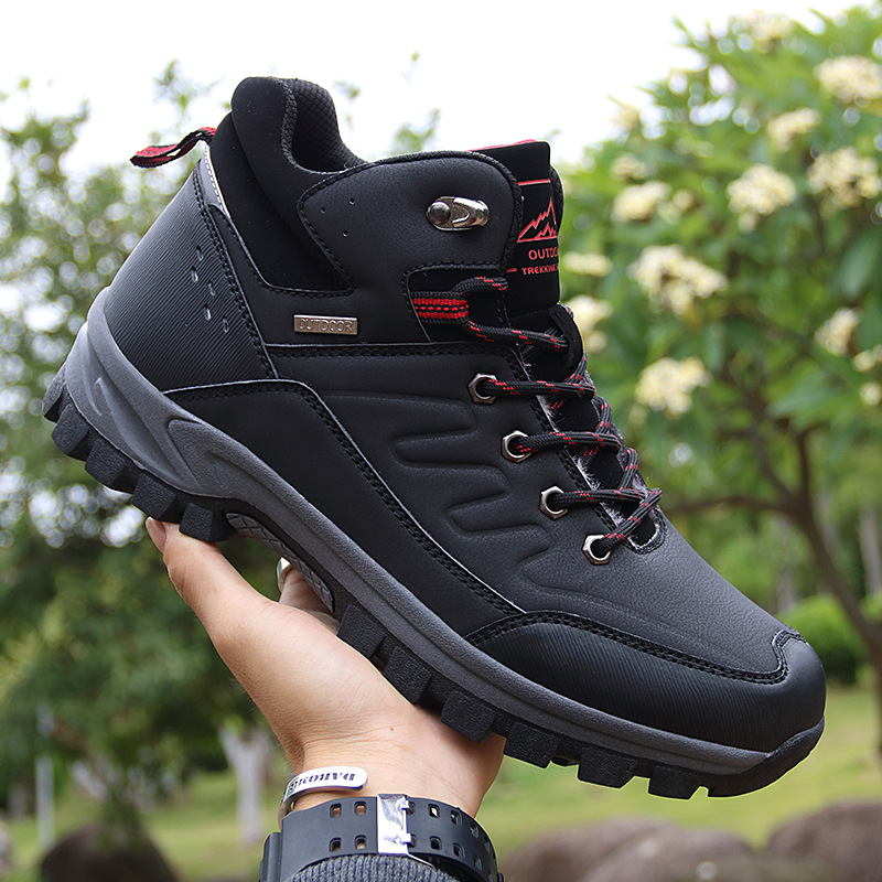 Men Boots Fur Warm Snow Boots  - Waterproof Winter Boot 评论和价格