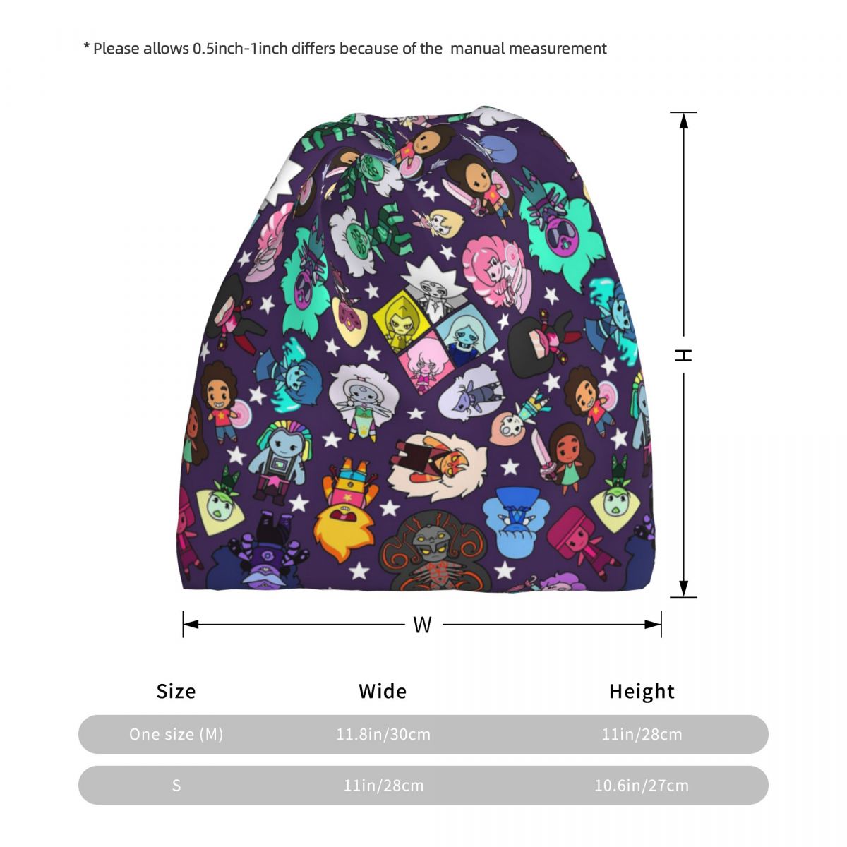 Crystal Gems Steven Universe B - Knit Beanie Hat Warm 评论和价格