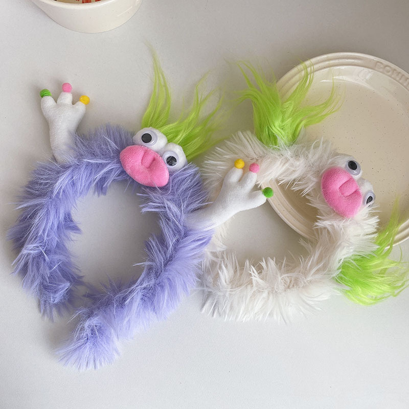 Funny Plush Headbands For Wome - Winter Headband Fleece 评论和价格