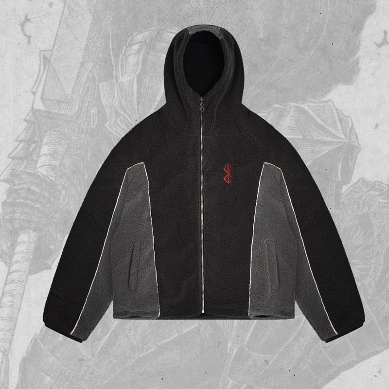 Unisex Color Block Sherpa Flee - Sherpa Hoodie Fleece 评论和价格
