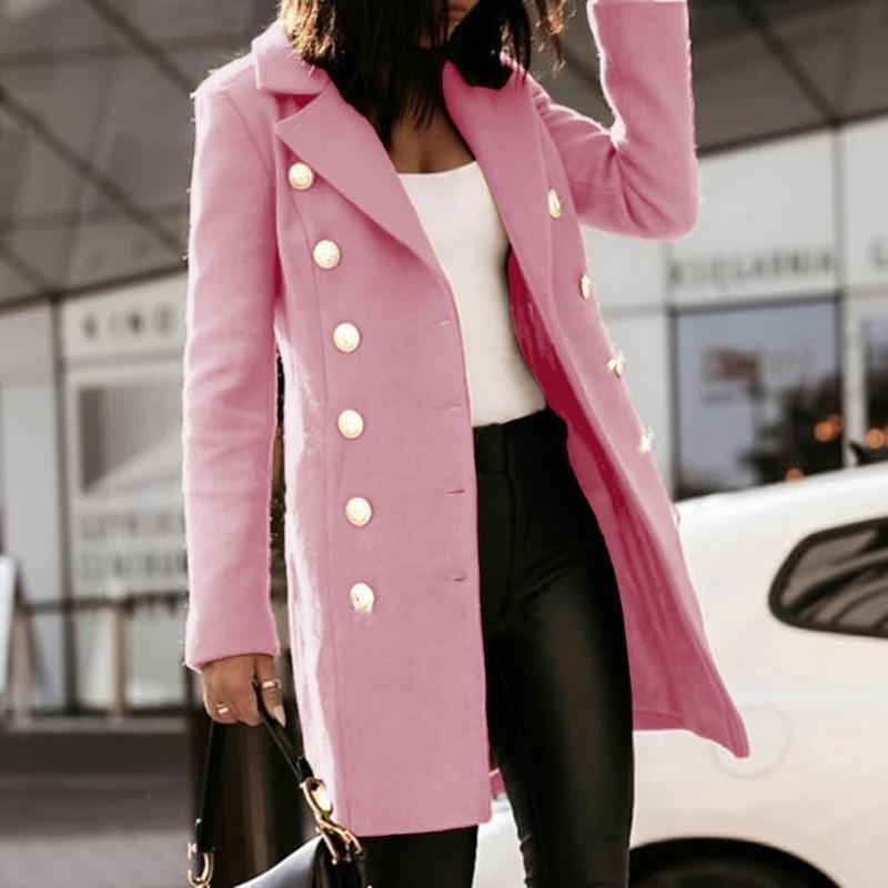 Womens Fall Winter Wool Coats  - Wool Coat Peacoat 评论和价格