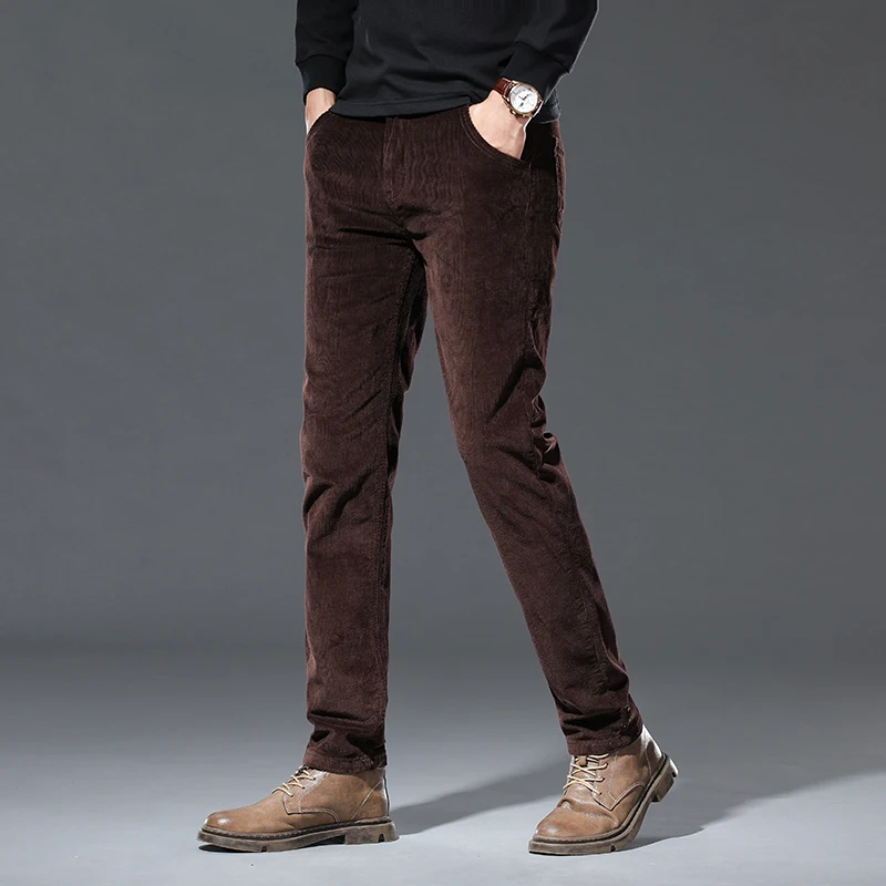 Winter New Men's Corduroy Flee - Corduroy Pant Warm 评论和价格