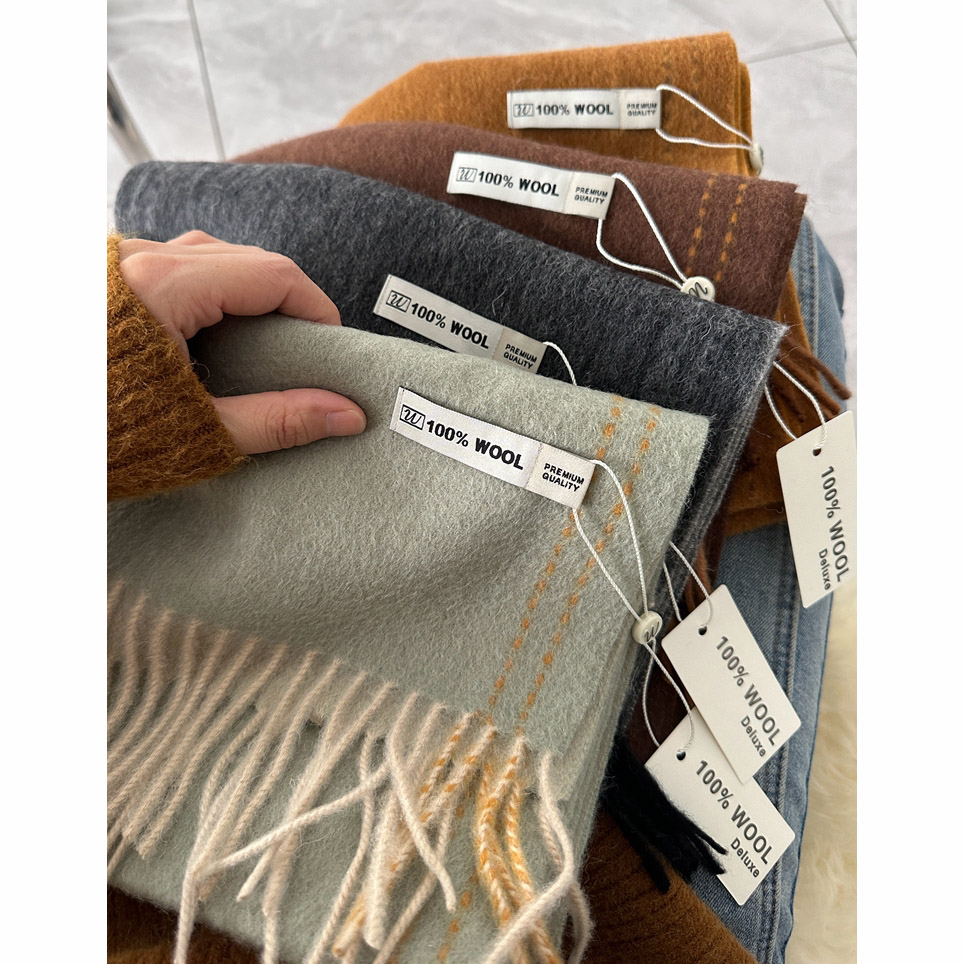 Elegant Good Quality 100% Wool - Wool Scarf Men 评论和价格