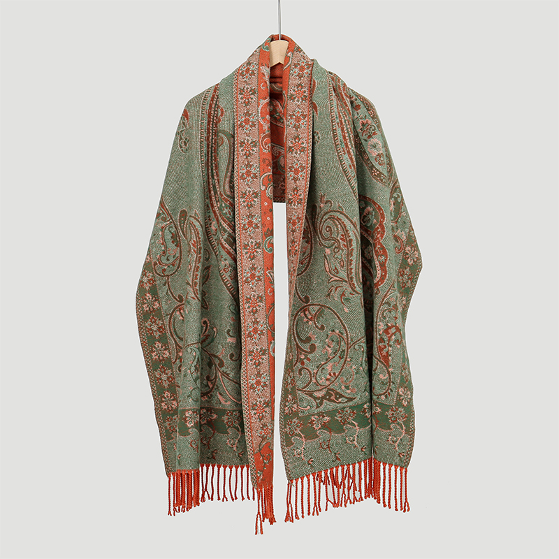 2024 Fashion Ethnic Style Wome - Cashmere Pashmina Wrap 评论和价格