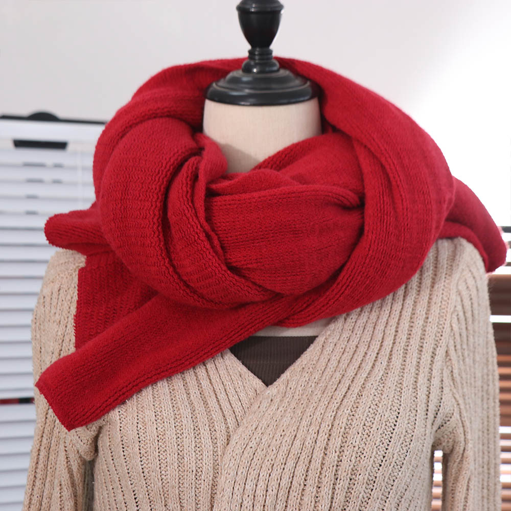 High Quality Solid Color Men W - Wool Scarf Men 评论和价格