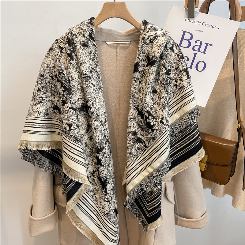 Luxury Scarf Women Cashmere Bl - Cashmere Pashmina Wrap 评论和价格