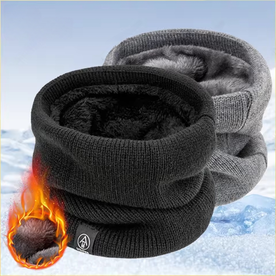 Winter Neck Warmer Scarf Fleec - Neck Gaiter Fleece 评论和价格