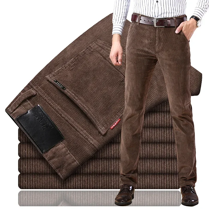 2025 Spring Autumn Men's Cordu - Corduroy Pant Warm 评论和价格