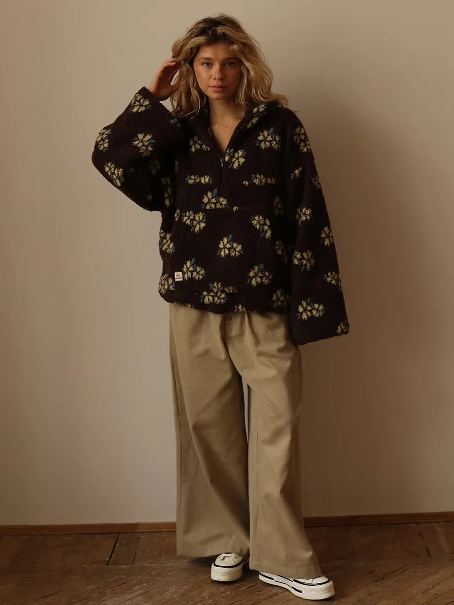Autumn Winter Women's Sherpa F - Sherpa Hoodie Fleece 评论和价格