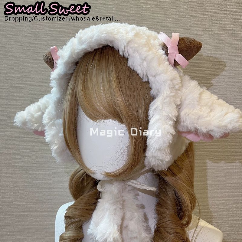 Women Subcultural Y2K Girl Lam - Winter Headband Fleece 评论和价格