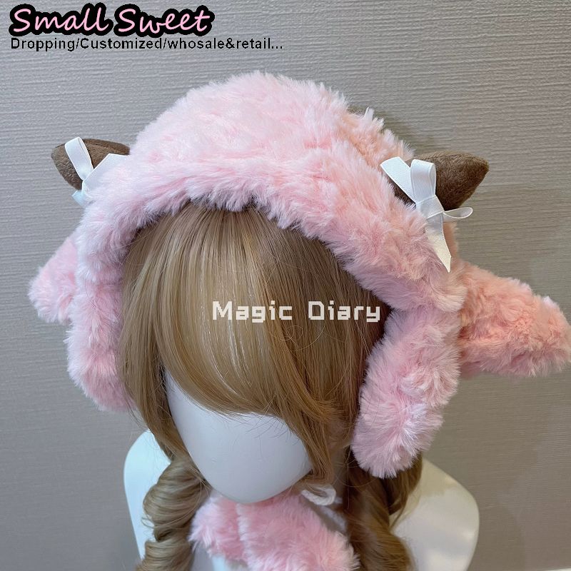 Women Subcultural Y2K Girl Lam - Winter Headband Fleece 评论和价格