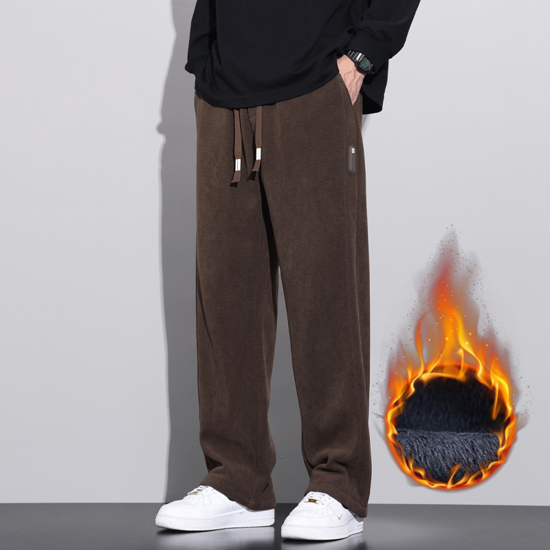Winter Soft Fleece Warm Cordur - Corduroy Pant Warm 评论和价格