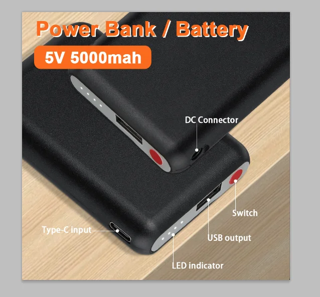 5V 5000mAh Heated Gloves Batte - Heated Vest Battery 评论和价格