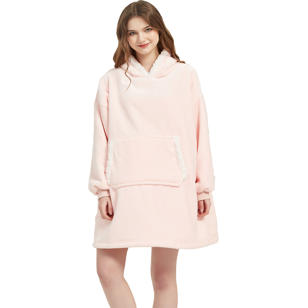 Microfiber Plush Coral Fleece  - Sherpa Hoodie Fleece 评论和价格