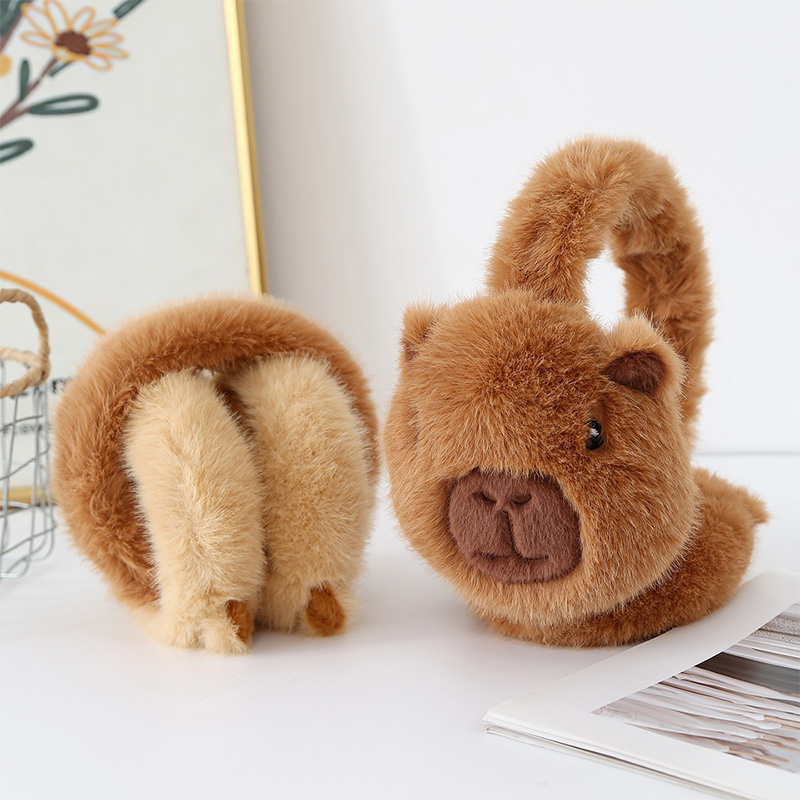 Cute Capibala Earmuffs Cartoon - Earmuffs Foldable 评论和价格